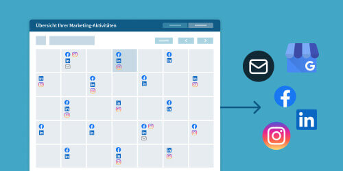 Planung und Marketing-Kalender
