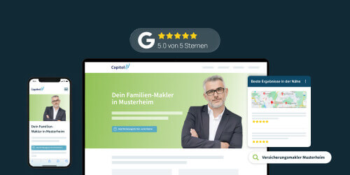 Professionelle Homepage