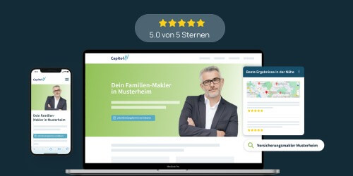 Professionelle Homepage