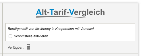 Alt-Tarif-Vergleich Alt-Tarif-Vergleich