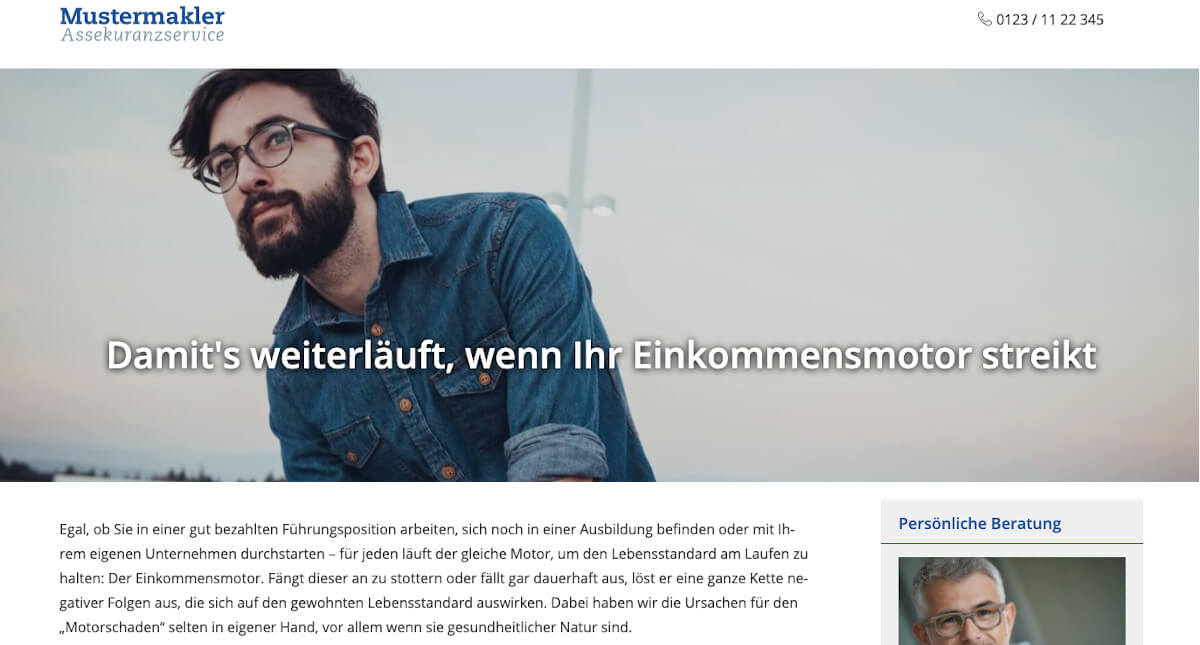 Beitragsstabilität über die gesamte Laufzeit