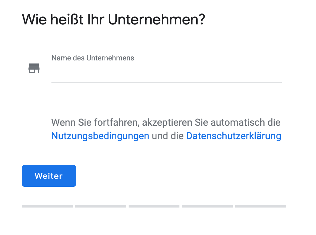 Google My Business Anmeldung Google My Business Anmeldung