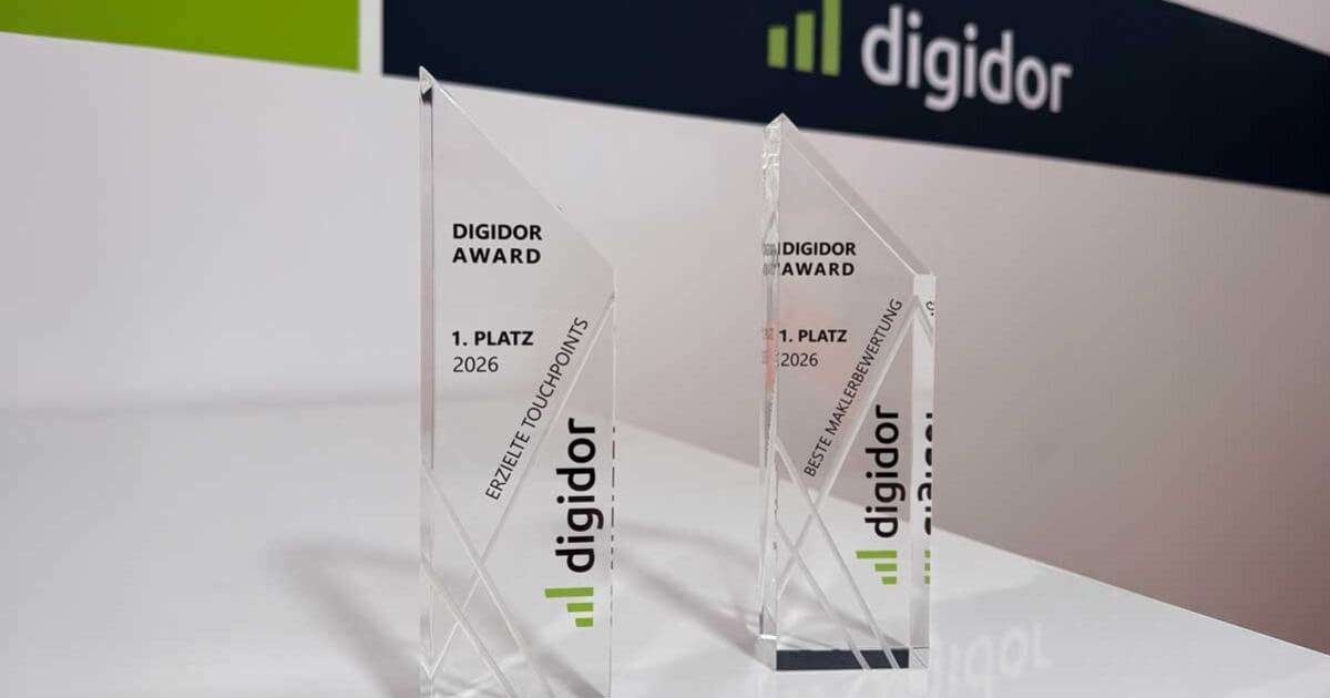 digidor Award 2026: Die besten Makler-Kampagnen stehen fest