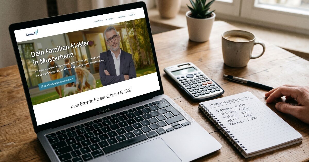 Wie du als Makler mit jedem Budget eine professionelle Website bekommst