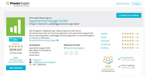 Onlinebewertungen oder wie Sie zum Experten für Ihre Kunden werden